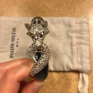 Alexis Bittar fox hinge lucite bangle